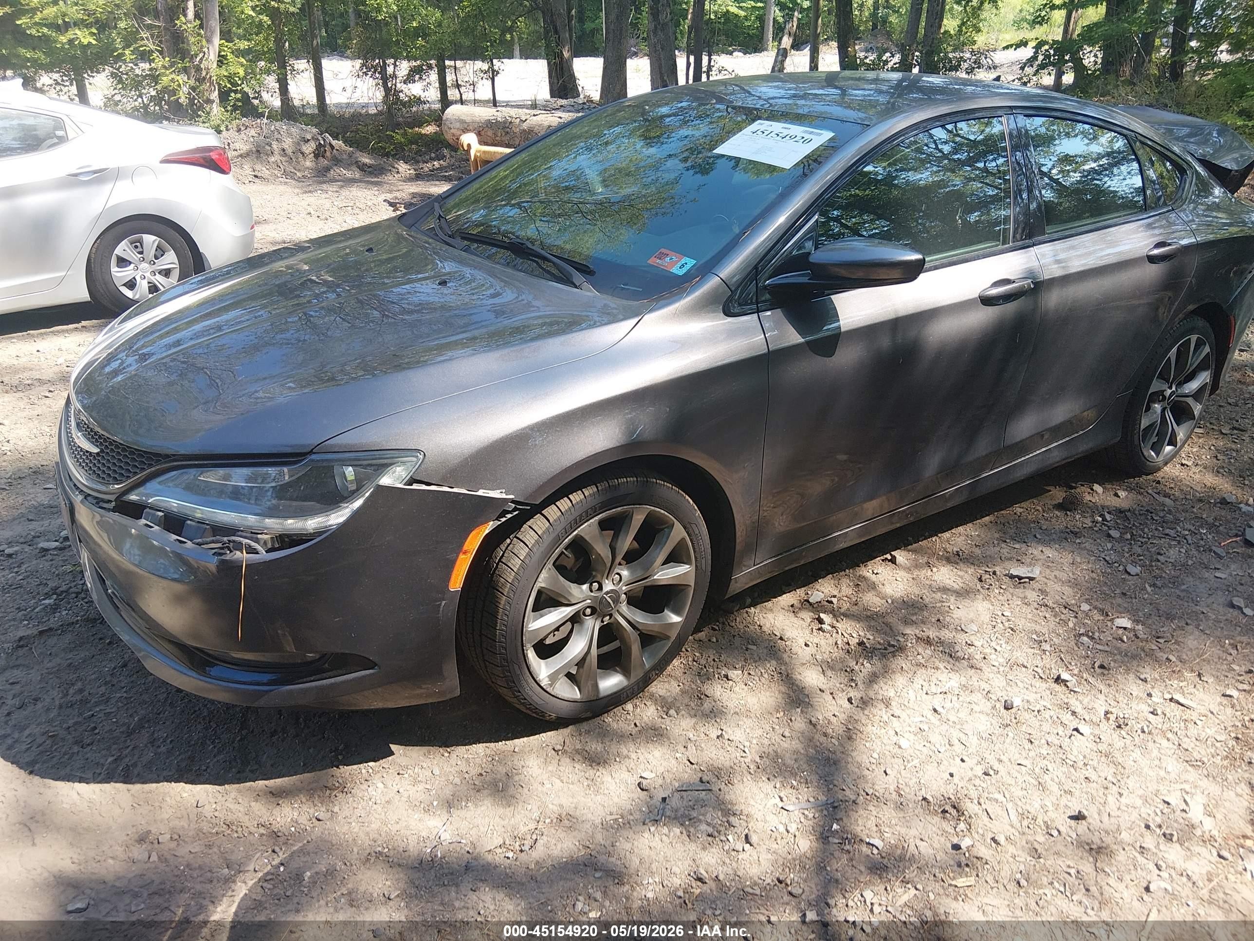 2015 Chrysler 200 S Silver vin: 1C3CCCDG3FN500487