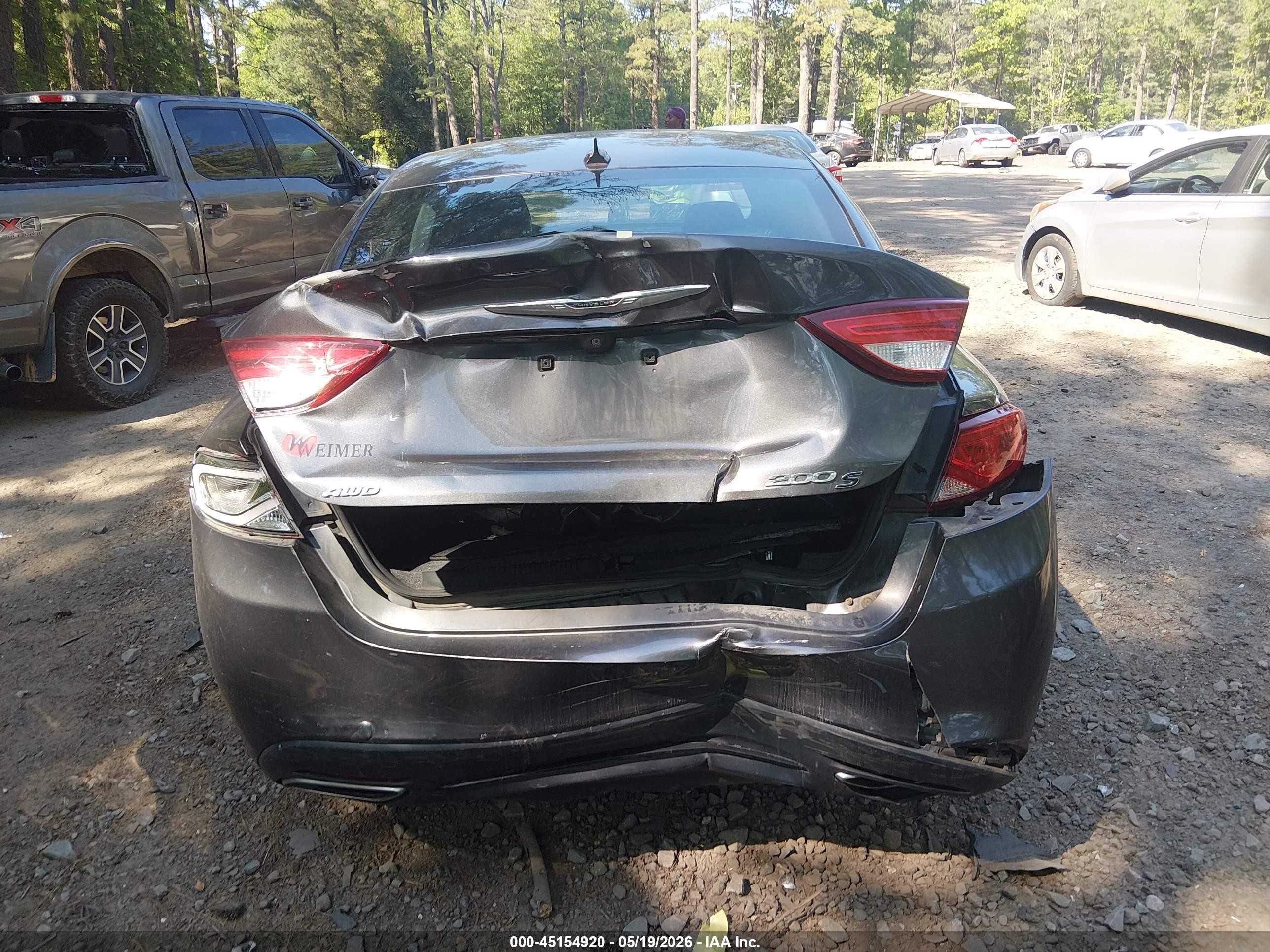 2015 Chrysler 200 S Silver vin: 1C3CCCDG3FN500487