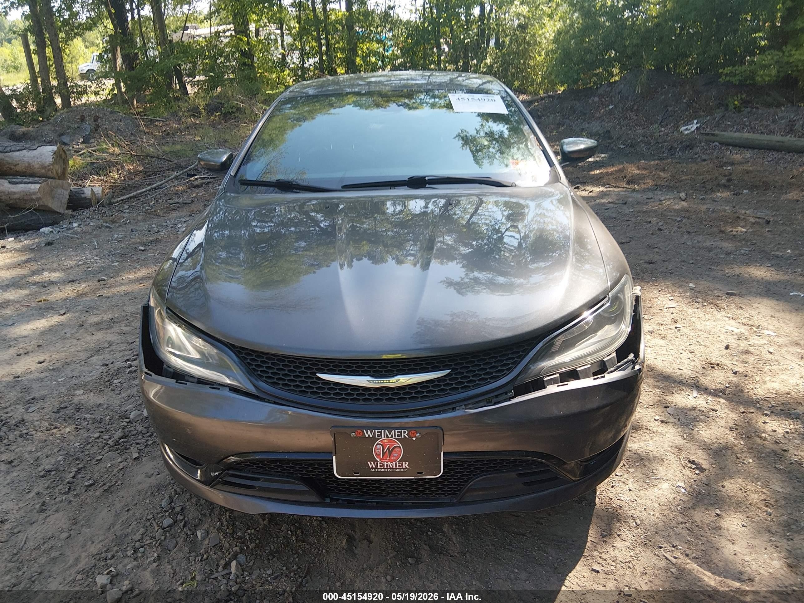 2015 Chrysler 200 S Silver vin: 1C3CCCDG3FN500487