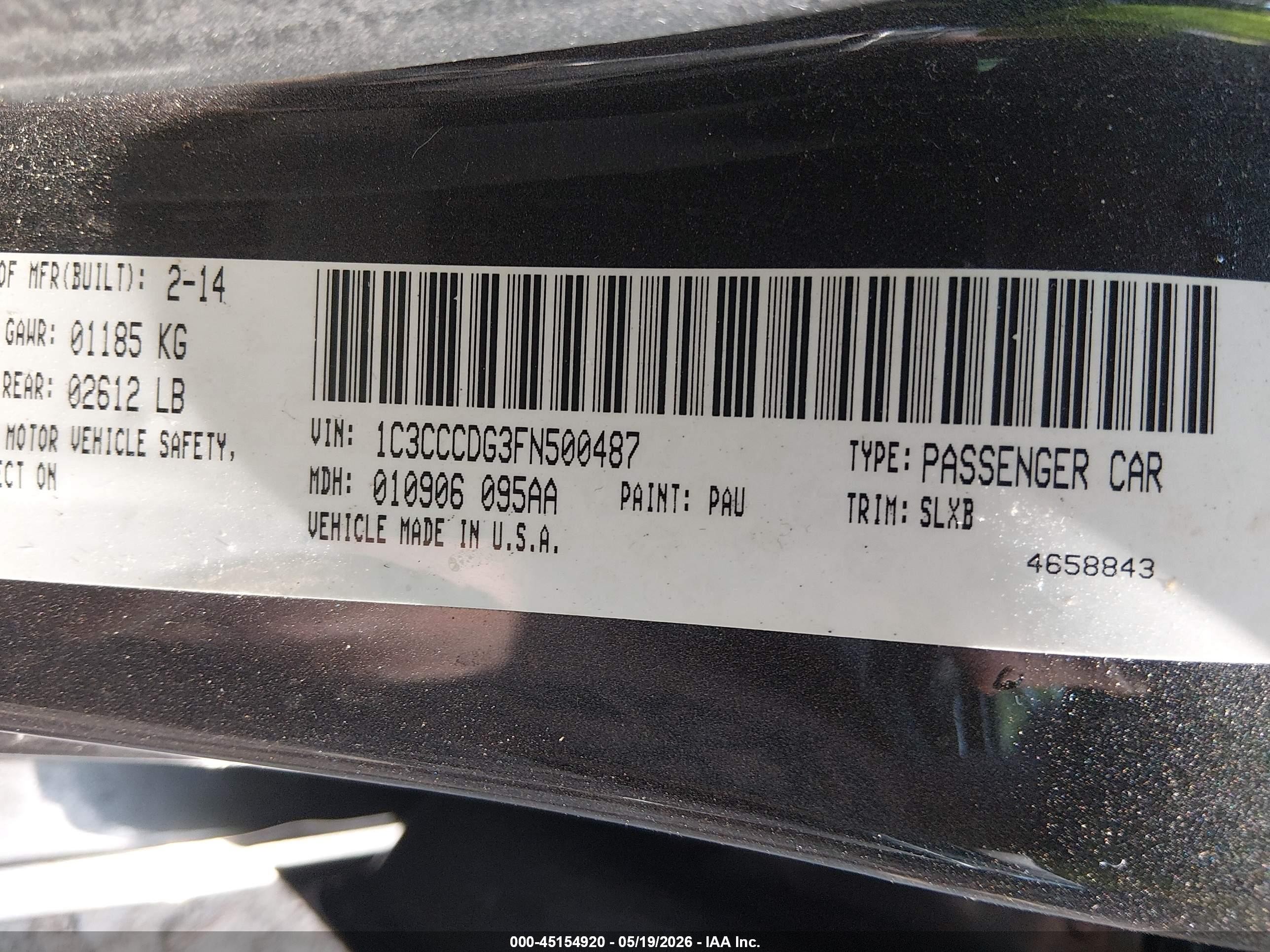 2015 Chrysler 200 S Silver vin: 1C3CCCDG3FN500487