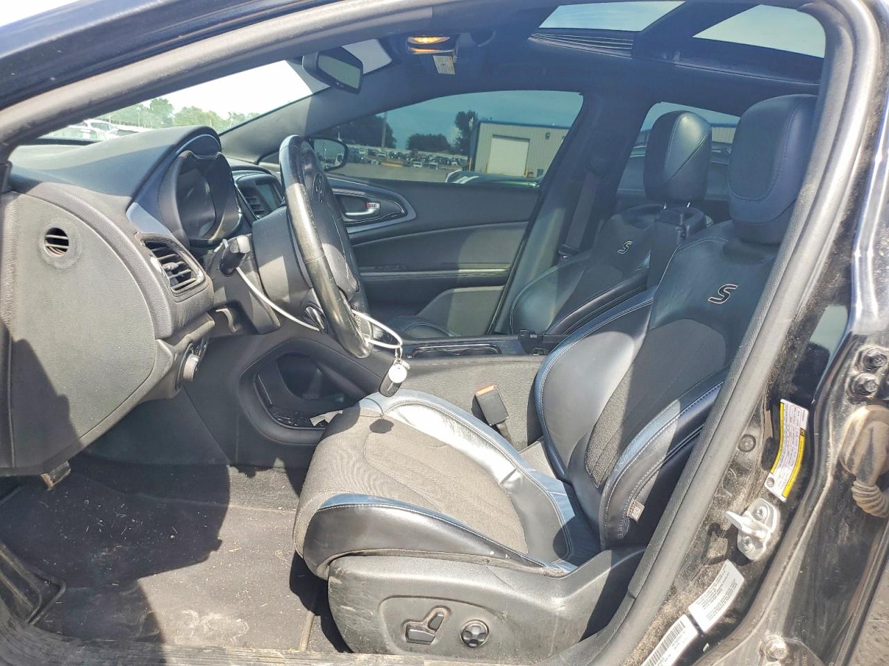 2015 Chrysler 200 S Black vin: 1C3CCCDG3FN583256