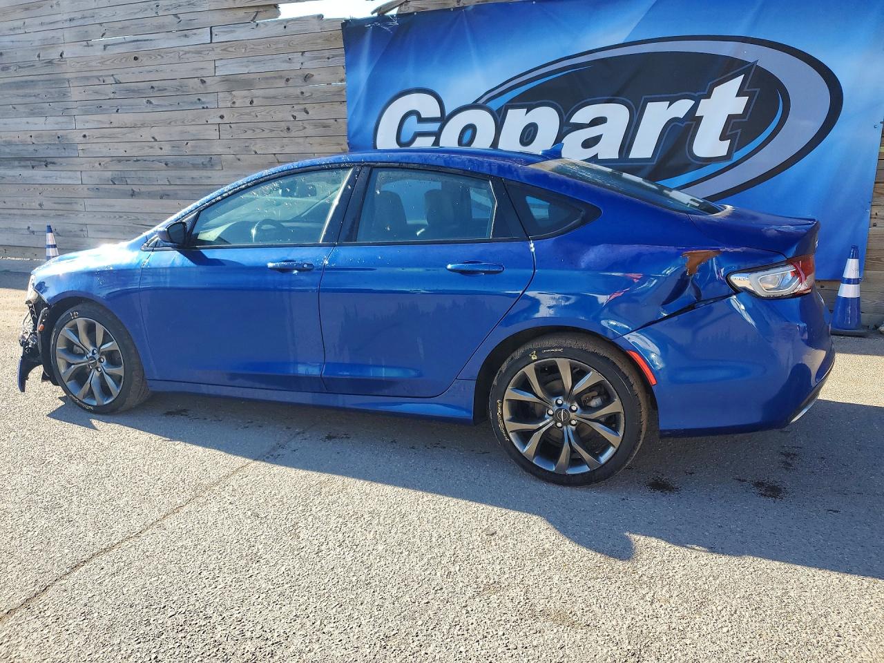 2015 Chrysler 200 S Blue vin: 1C3CCCDG3FN598078