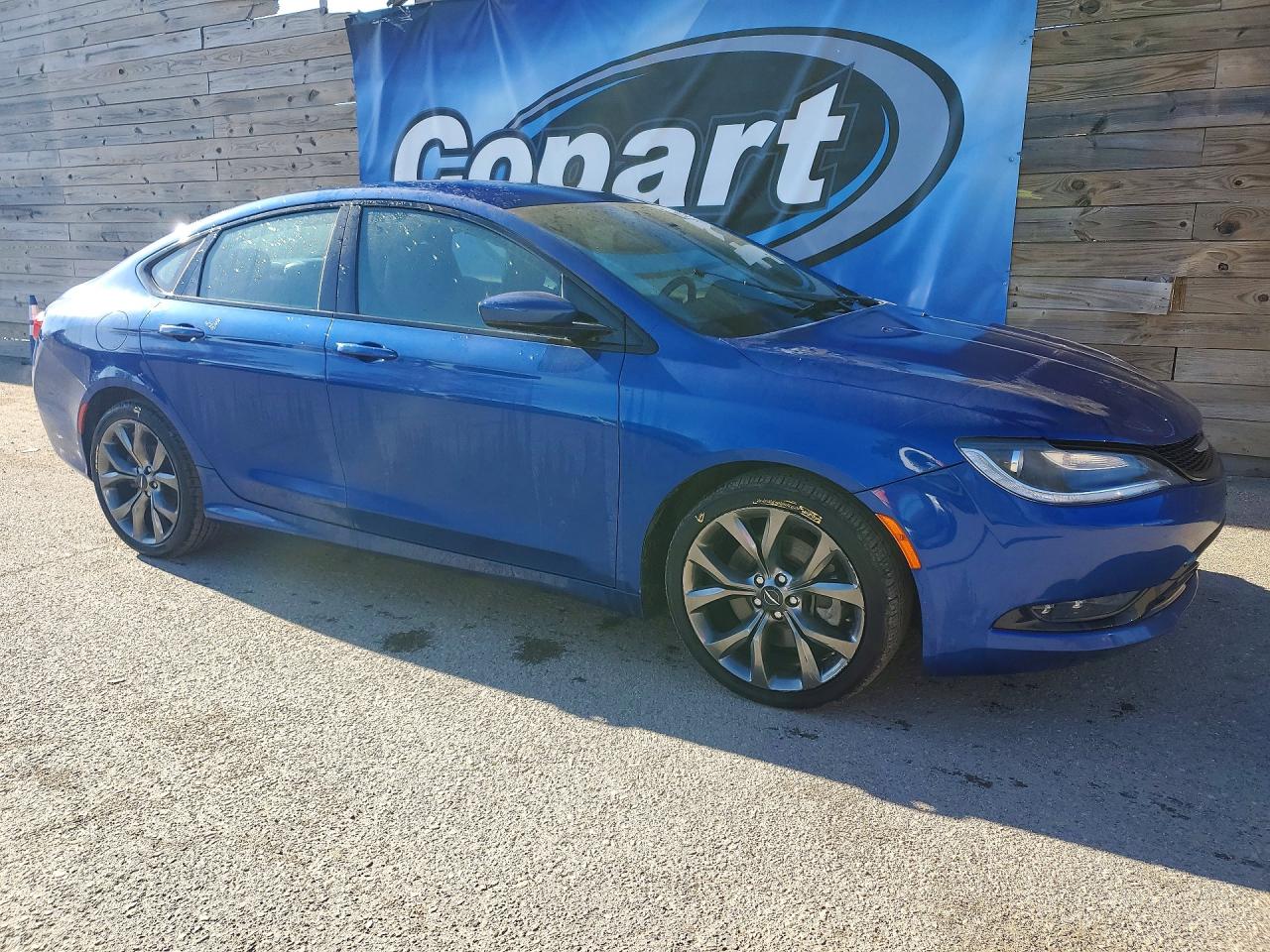 2015 Chrysler 200 S Blue vin: 1C3CCCDG3FN598078