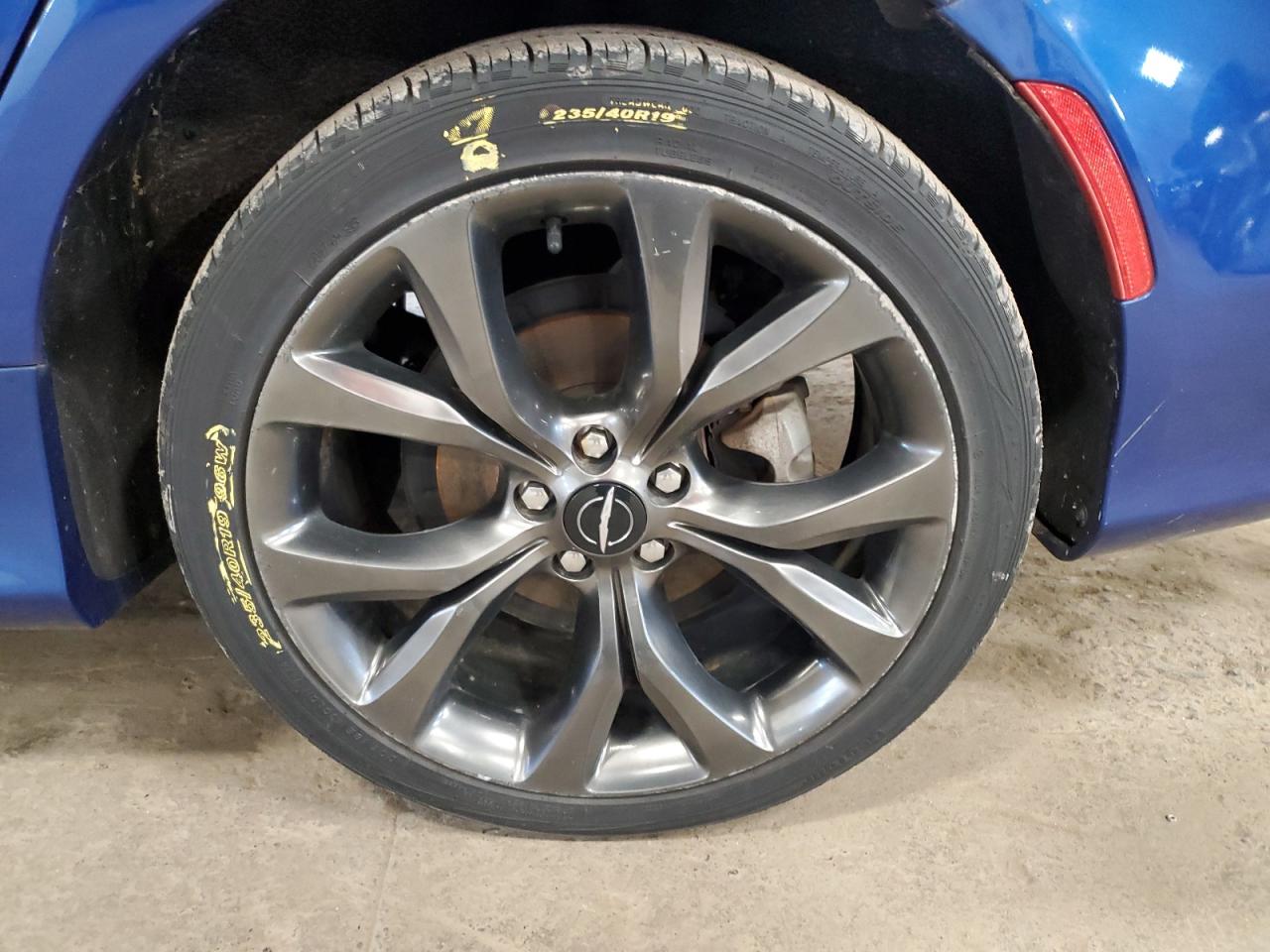 2015 Chrysler 200 S Blue vin: 1C3CCCDG3FN598078 Damage: Left Rear Wheel, Curb Rash, > 12 Inches