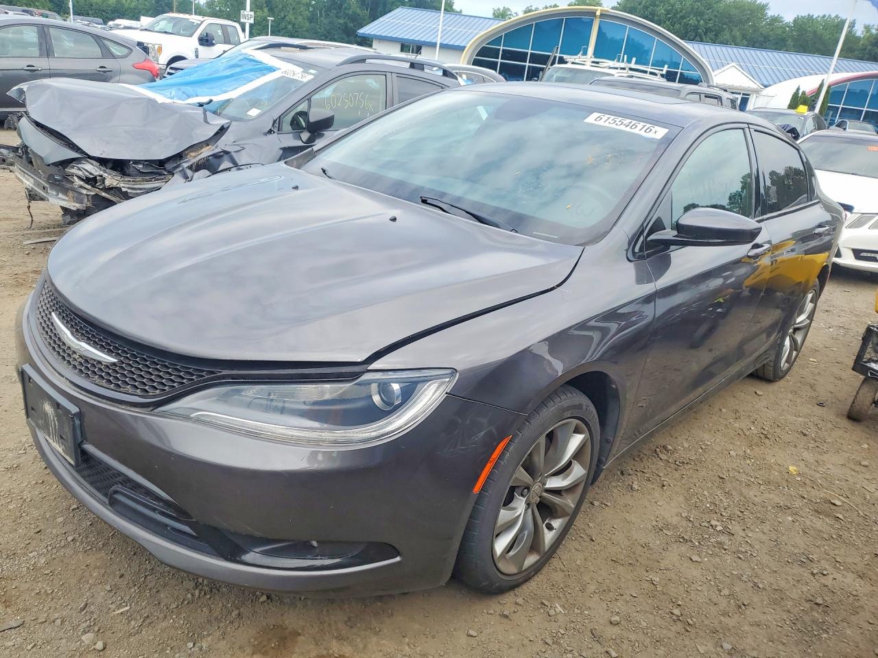 2015 Chrysler 200 S Серый vin: 1C3CCCDG4FN606351