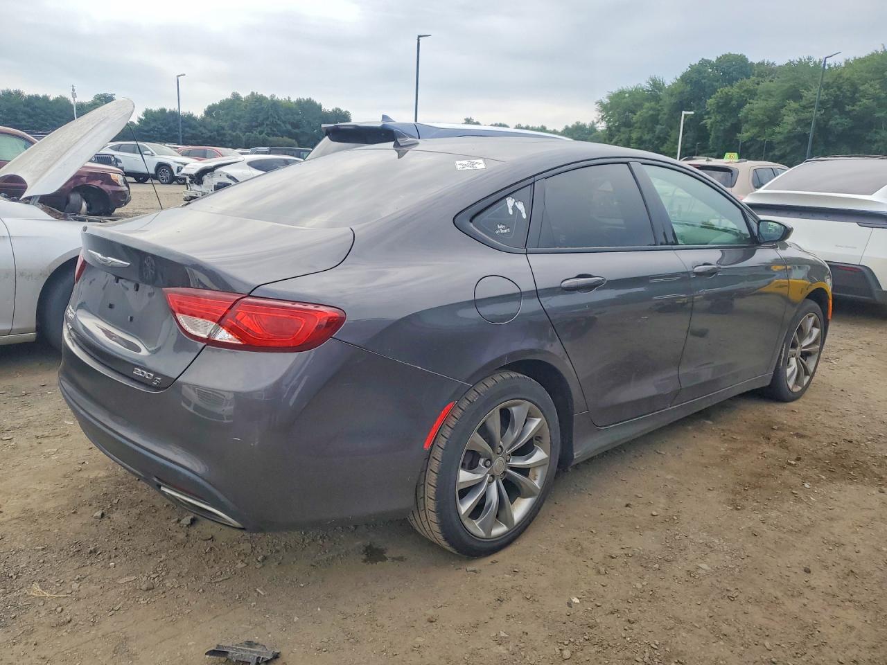 2015 Chrysler 200 S Gray vin: 1C3CCCDG4FN606351