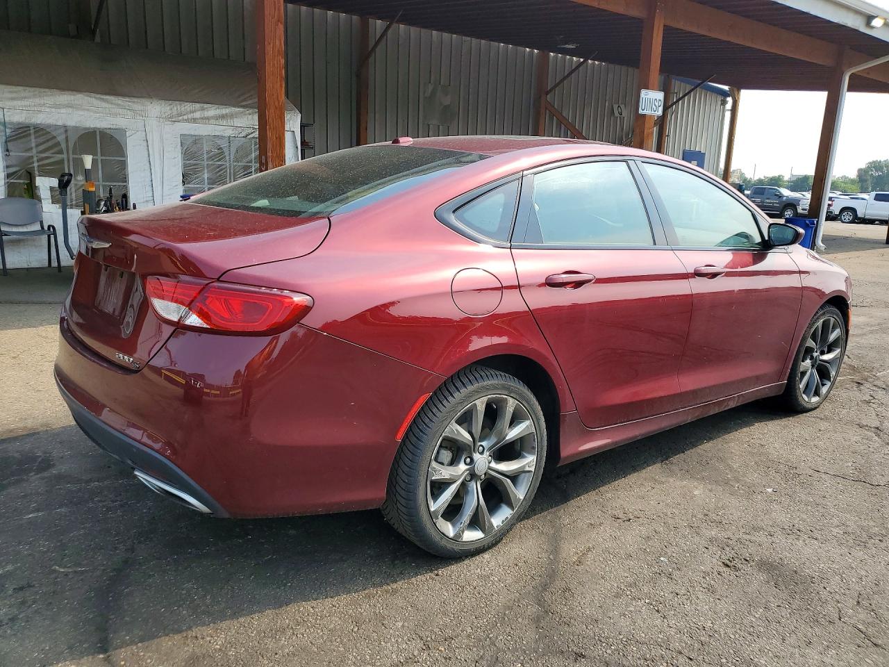 2015 Chrysler 200 S Темно-бордовый vin: 1C3CCCDG4FN636448