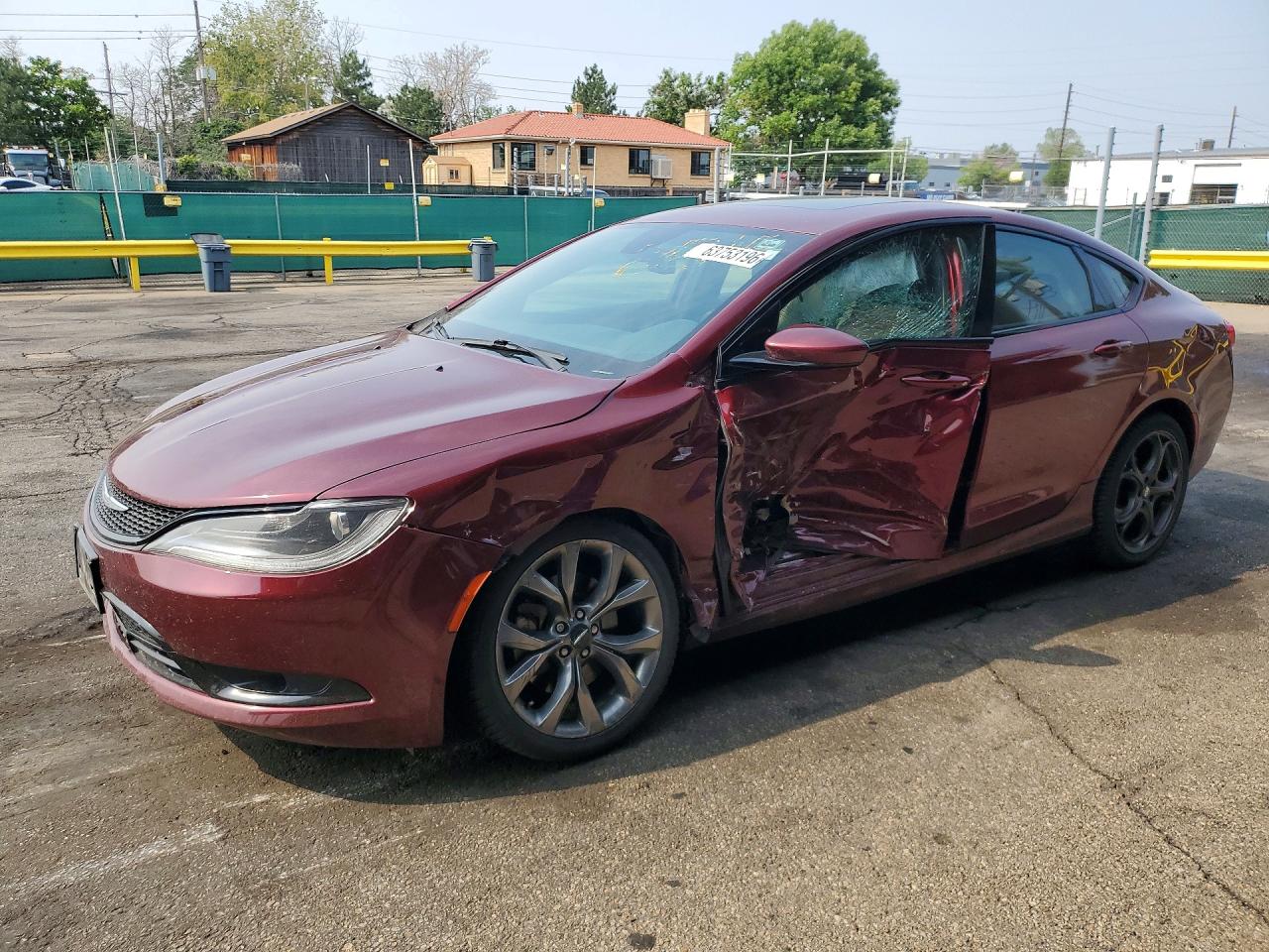 2015 Chrysler 200 S Maroon vin: 1C3CCCDG4FN636448