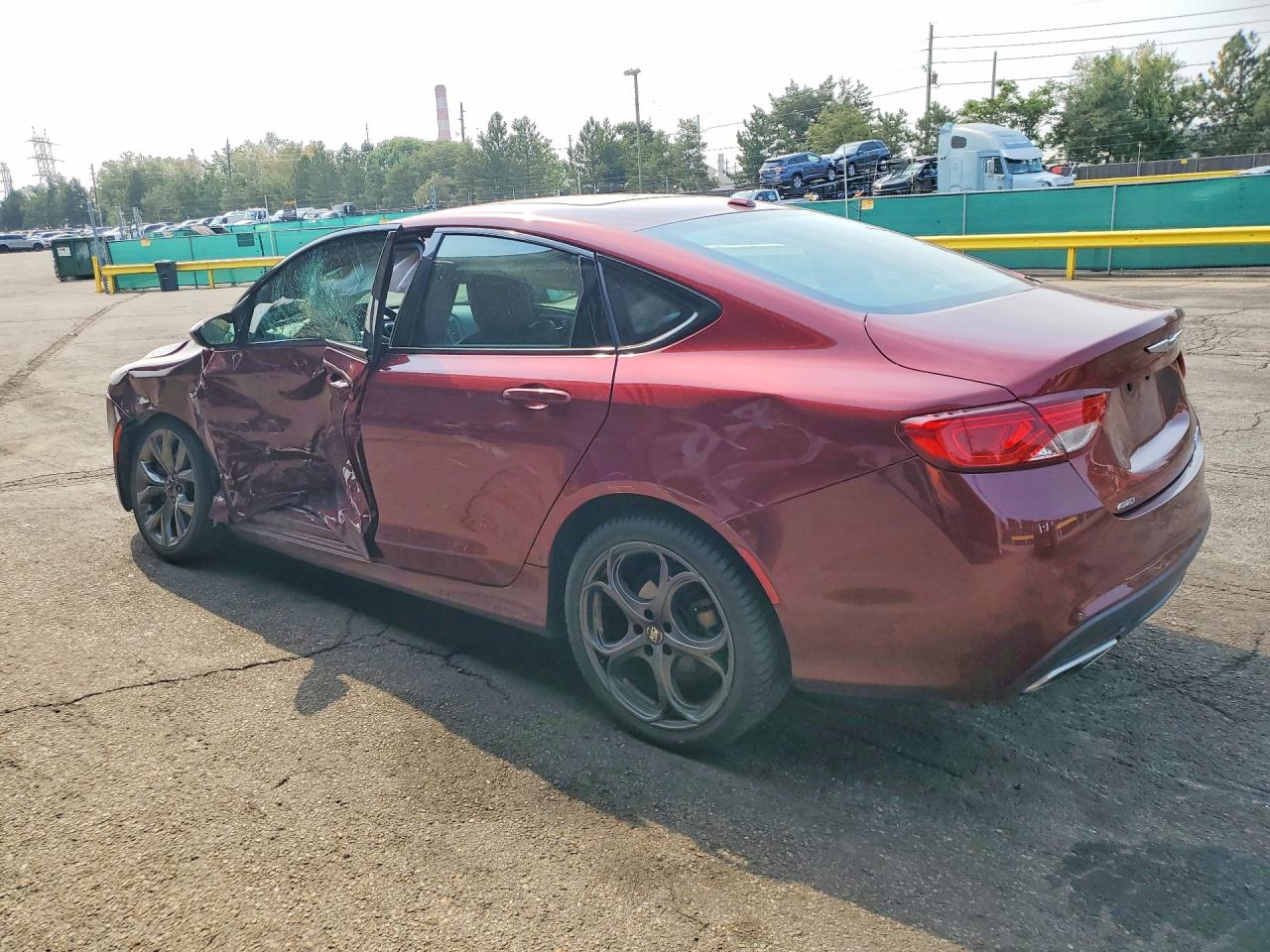 2015 Chrysler 200 S Темно-бордовый vin: 1C3CCCDG4FN636448