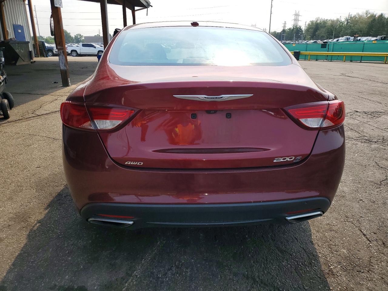 2015 Chrysler 200 S Темно-бордовый vin: 1C3CCCDG4FN636448