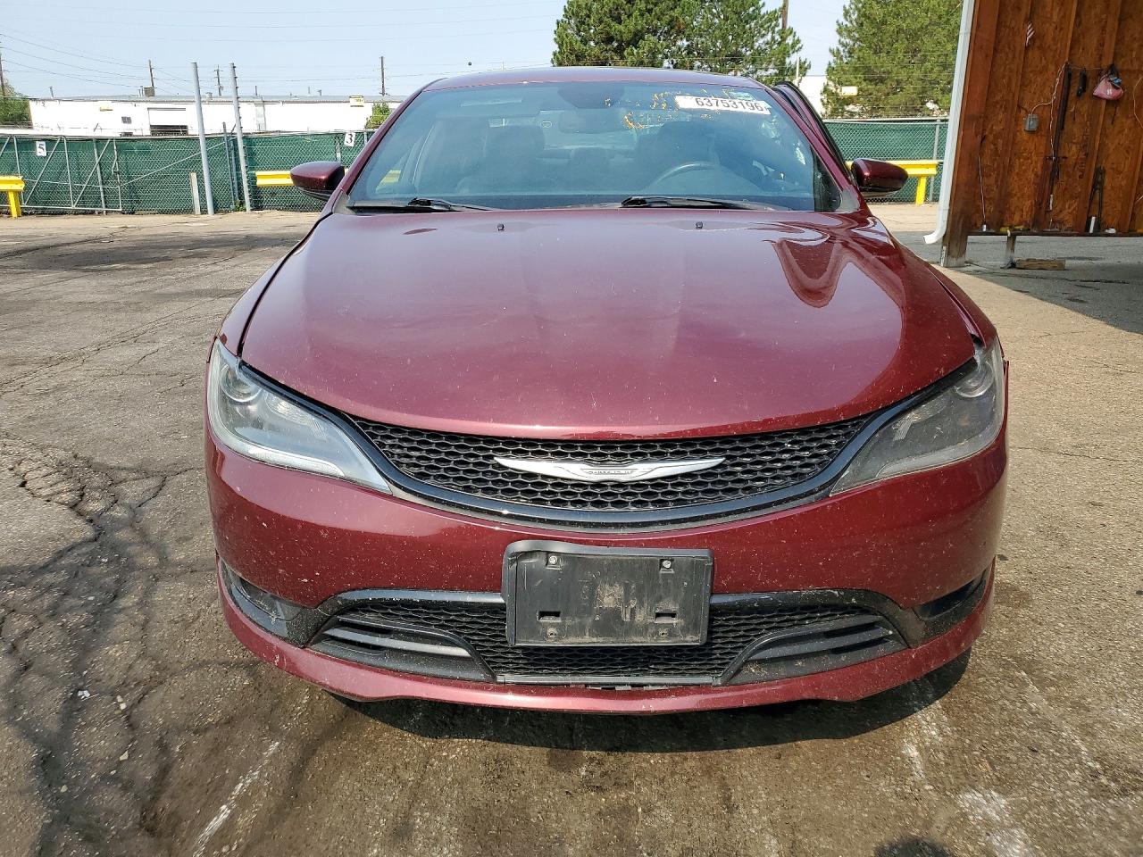 2015 Chrysler 200 S Темно-бордовый vin: 1C3CCCDG4FN636448