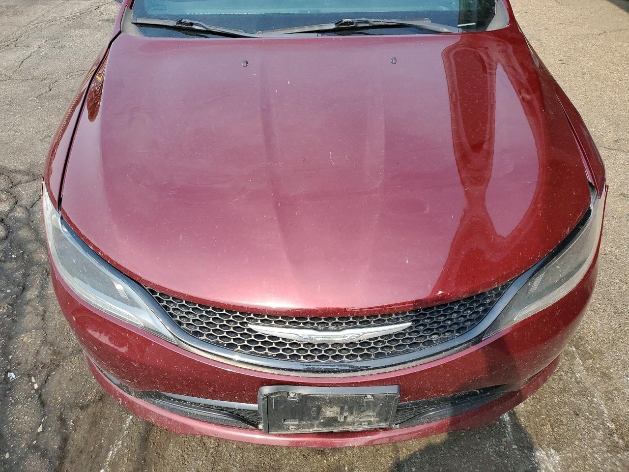 2015 Chrysler 200 S Темно-бордовый vin: 1C3CCCDG4FN636448