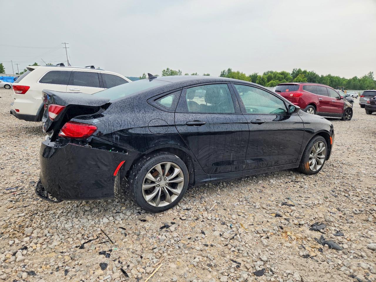 2015 Chrysler 200 S Black vin: 1C3CCCDG5FN530266
