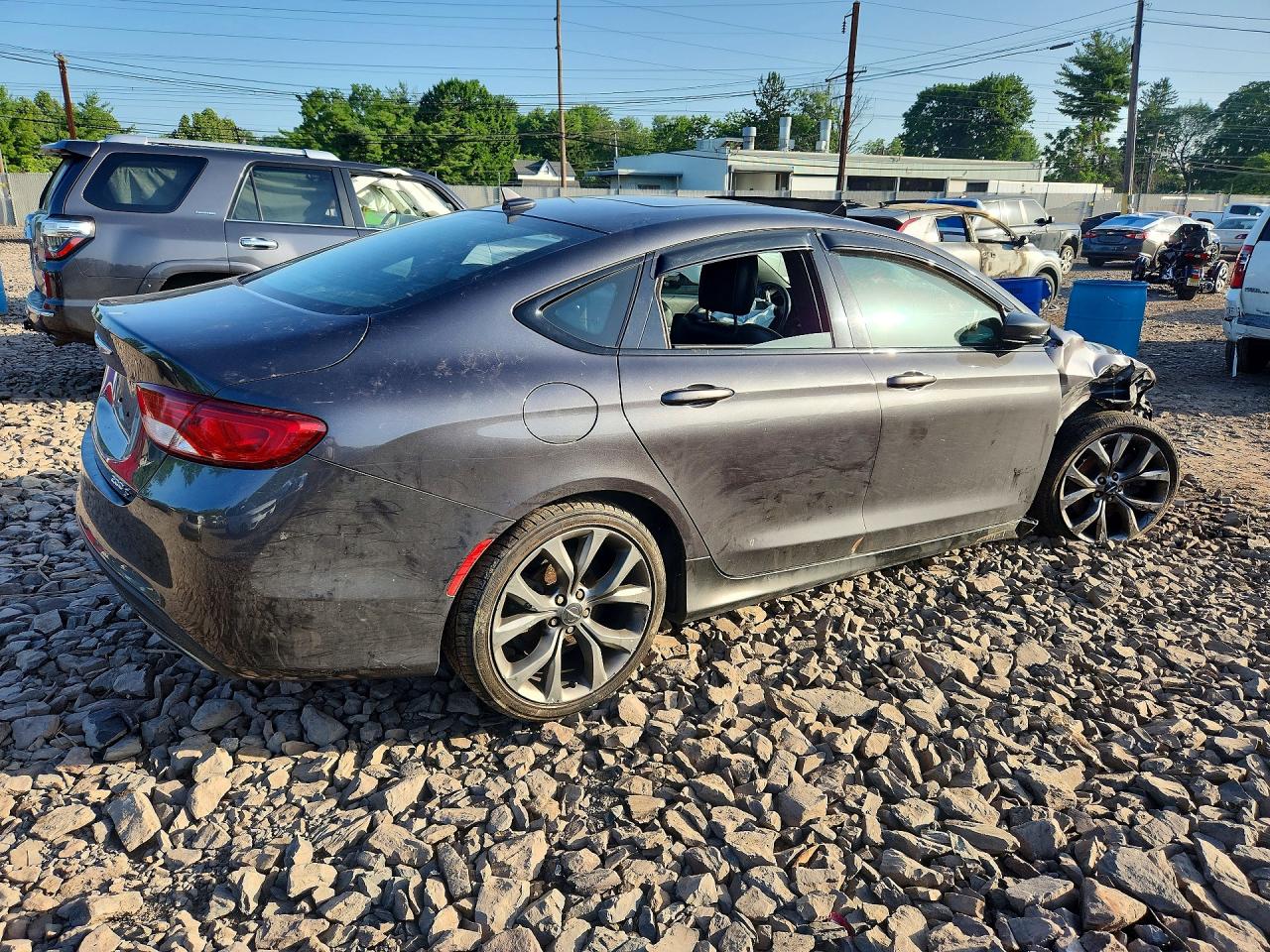 2015 Chrysler 200 S Gray vin: 1C3CCCDG5FN690888
