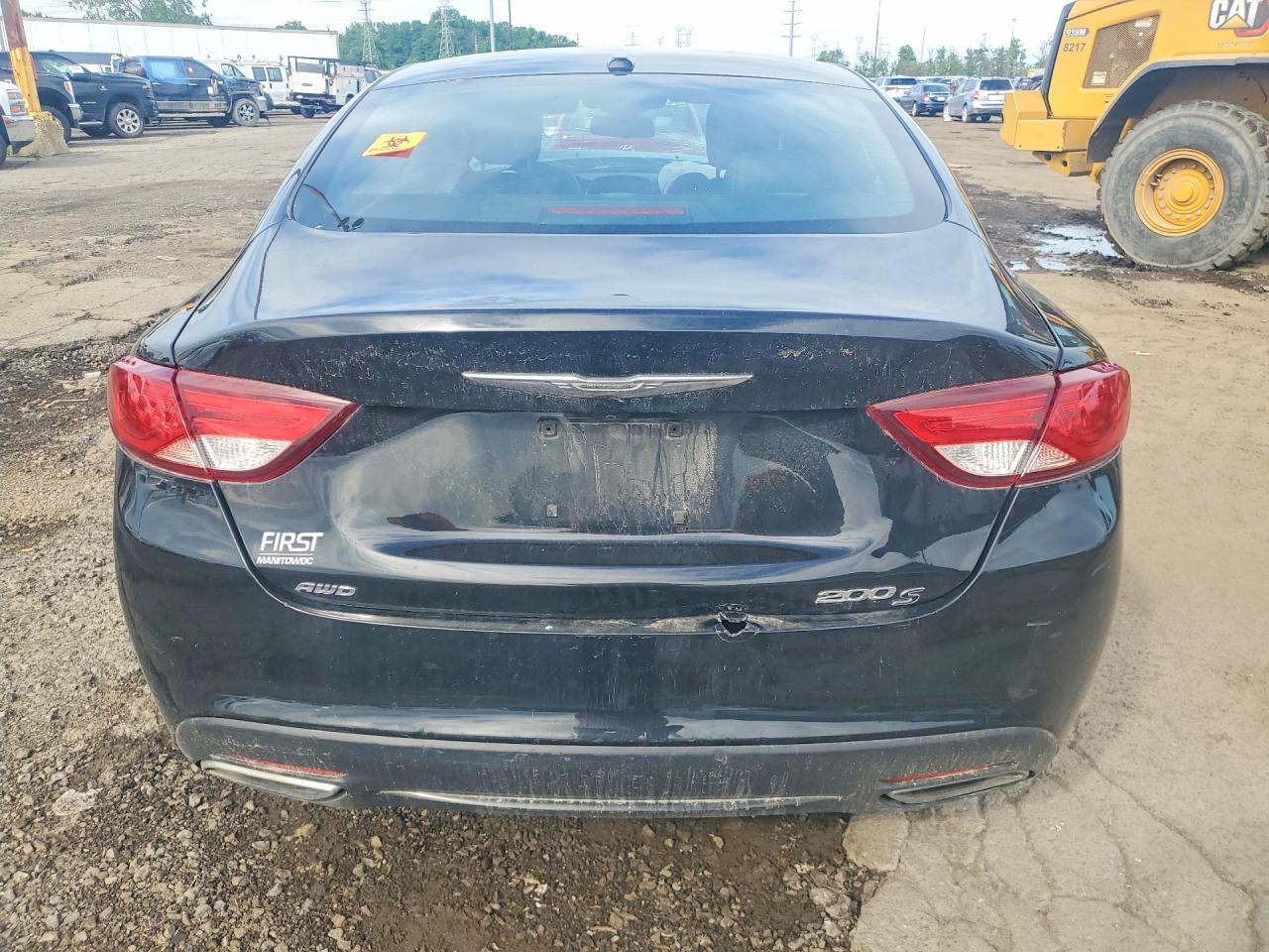 2015 Chrysler 200 S Black vin: 1C3CCCDG6FN610417
