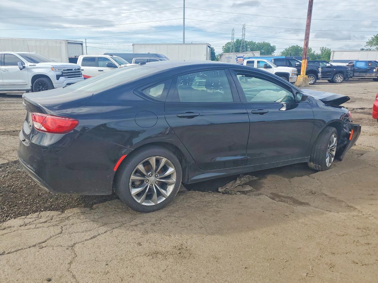 2015 Chrysler 200 S Black vin: 1C3CCCDG6FN610417