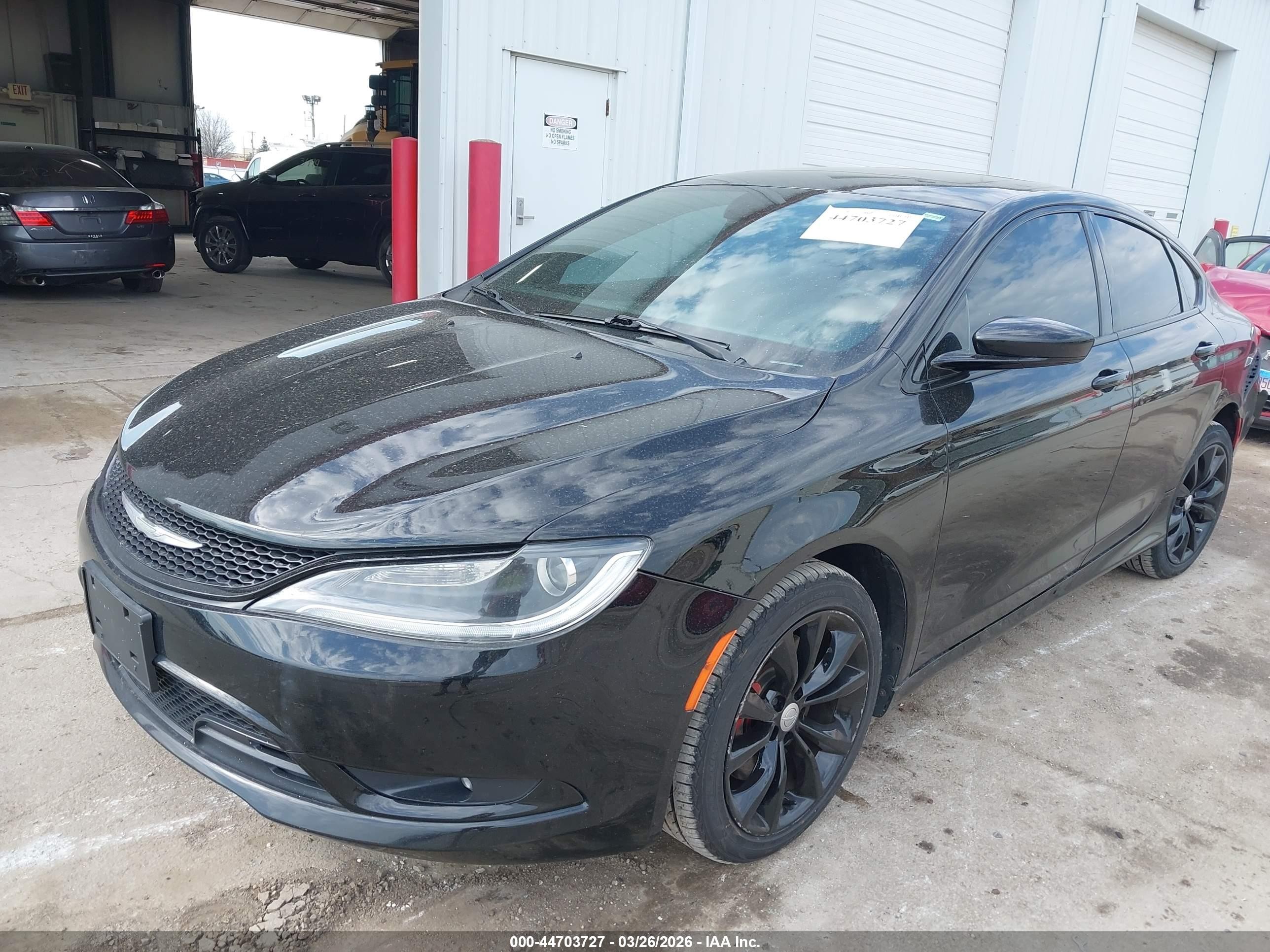 2015 Chrysler 200 S Black vin: 1C3CCCDG6FN664851