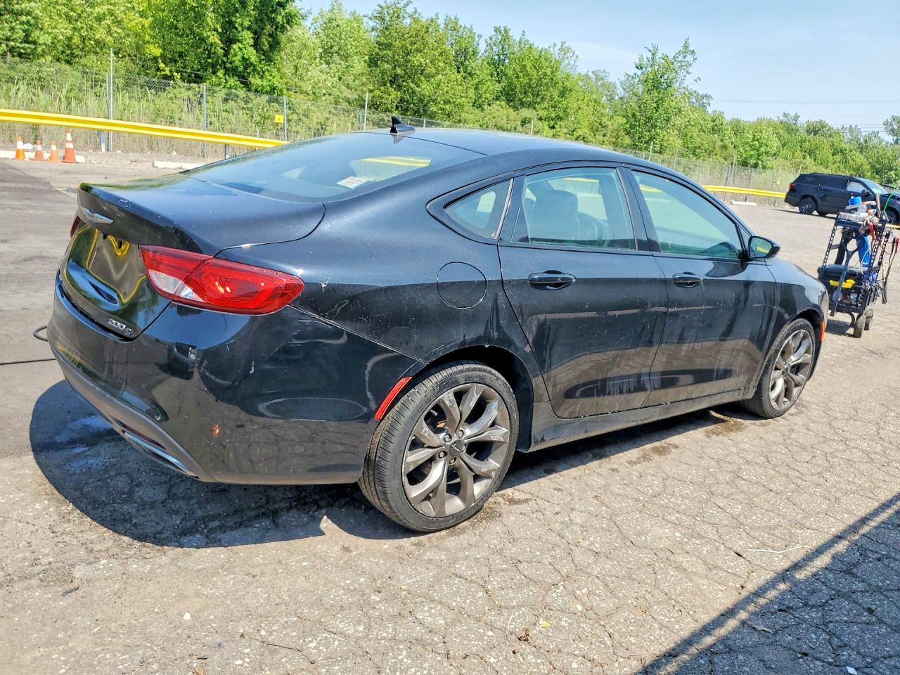 2015 Chrysler 200 S Black vin: 1C3CCCDG7FN615464