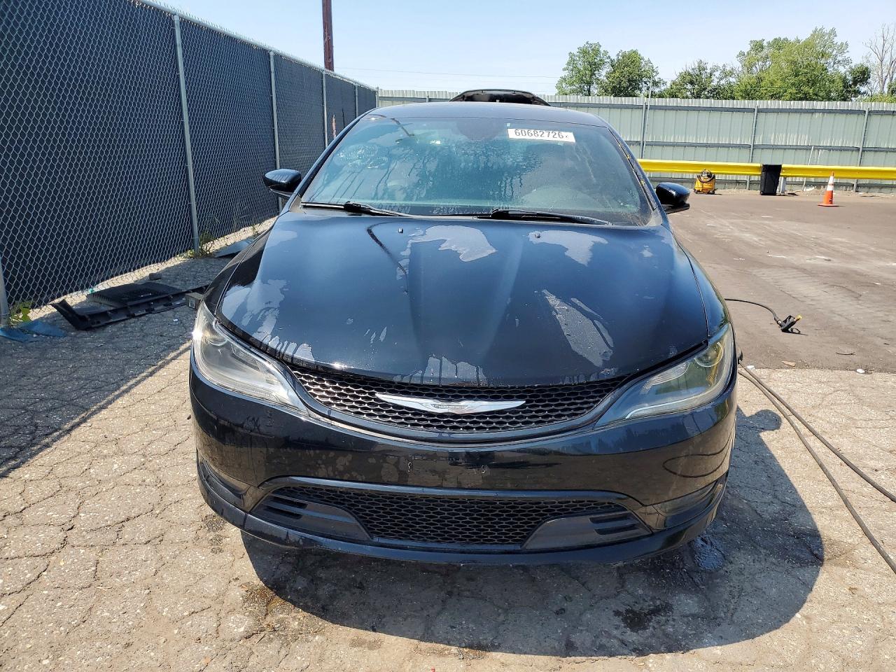 2015 Chrysler 200 S Black vin: 1C3CCCDG7FN615464