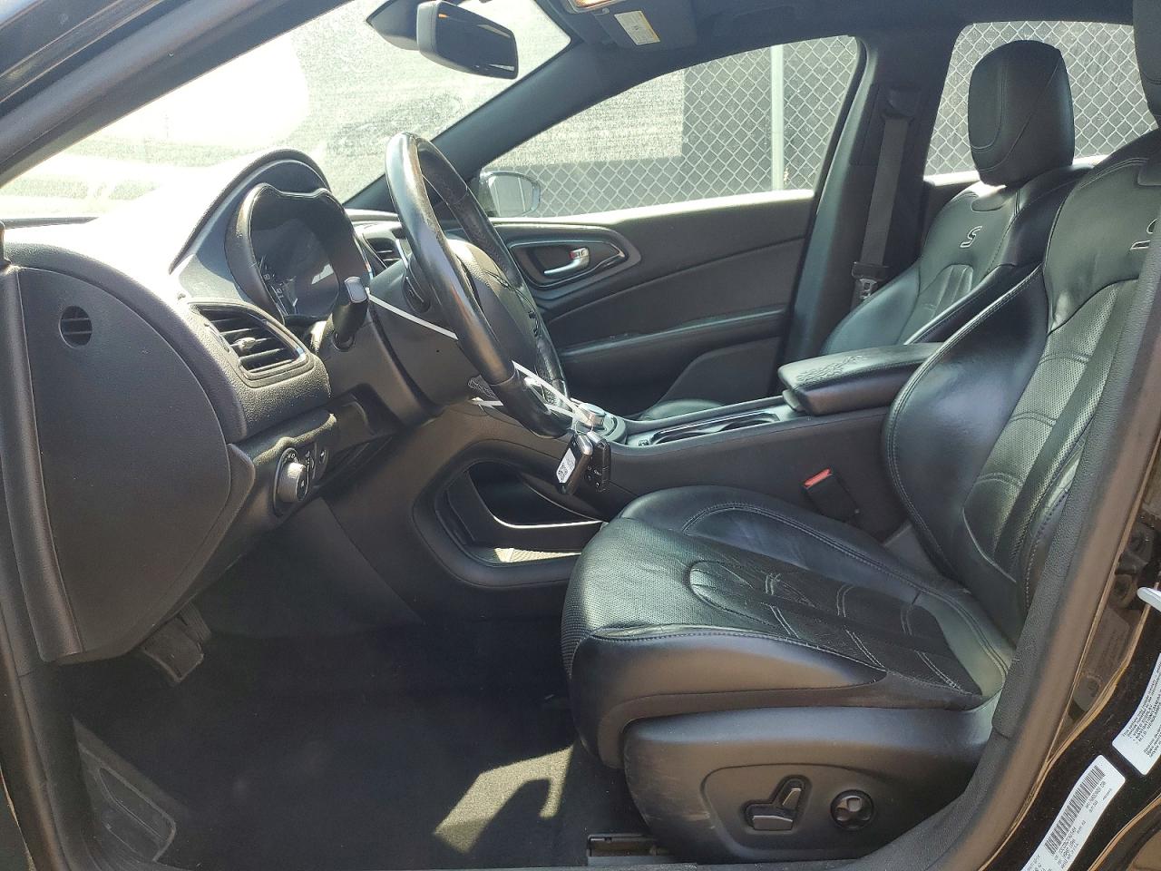2015 Chrysler 200 S Black vin: 1C3CCCDG7FN615464