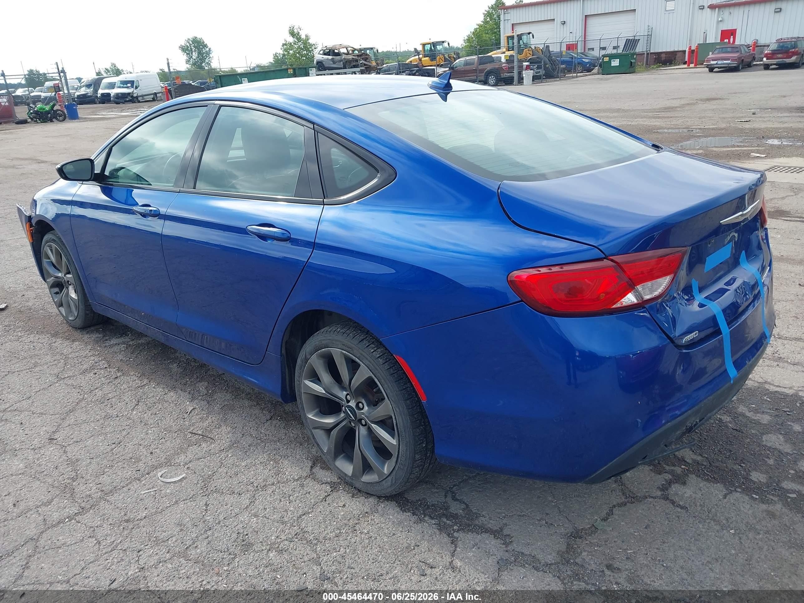 2015 Chrysler 200 S Синий vin: 1C3CCCDG7FN656614