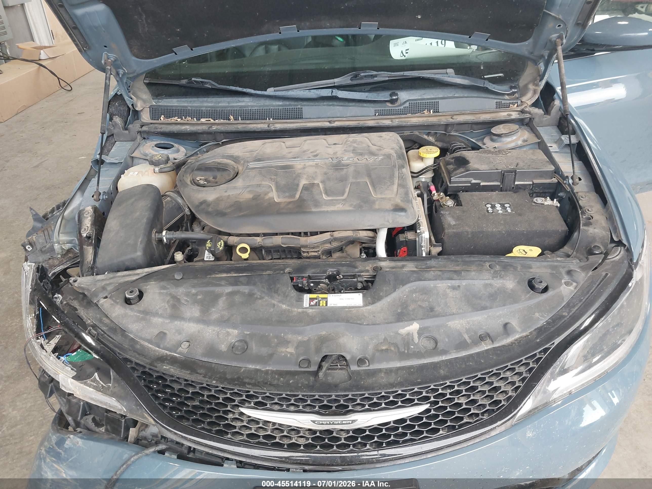 2015 Chrysler 200 S Blue vin: 1C3CCCDG7FN718027