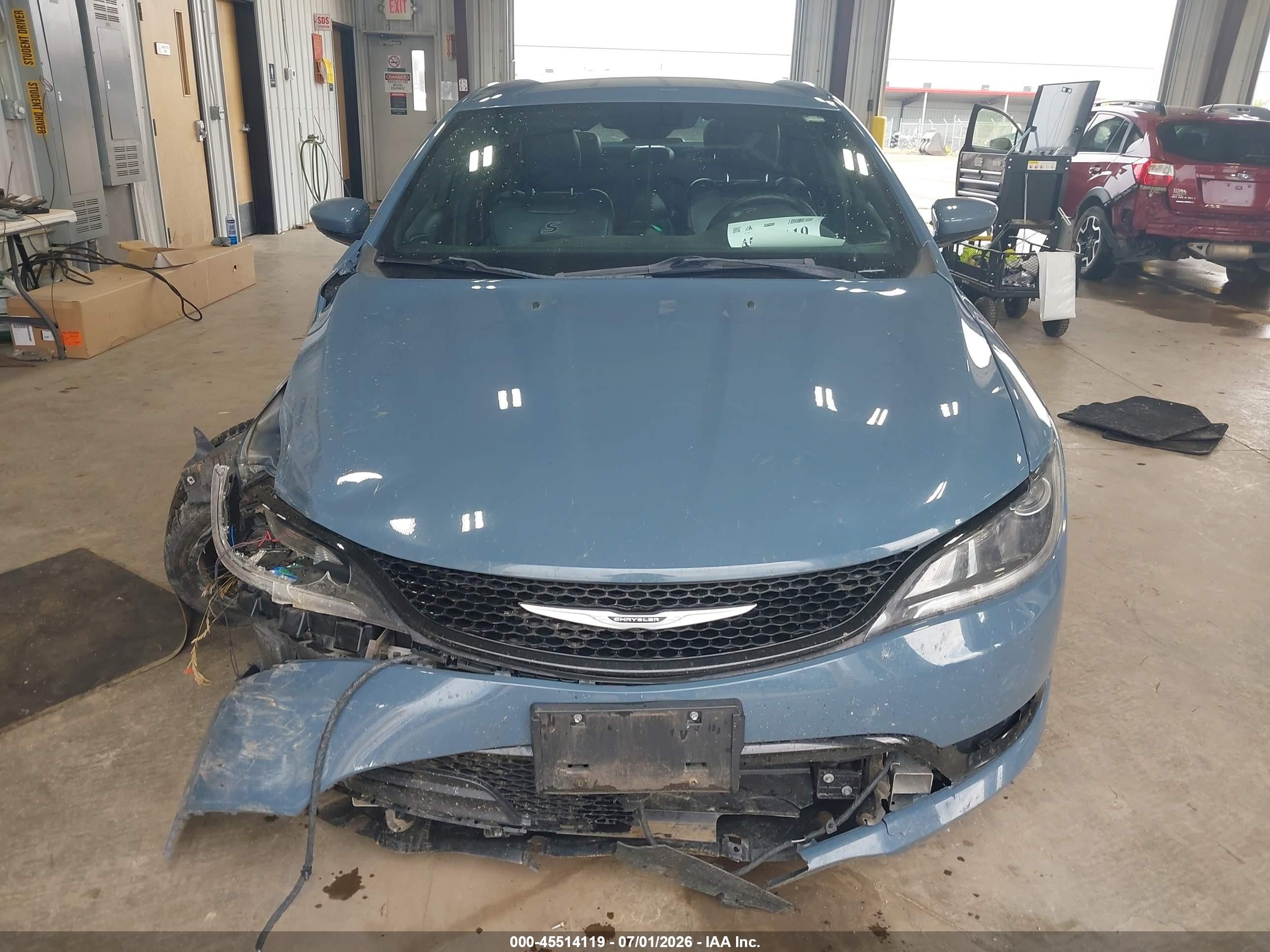 2015 Chrysler 200 S Blue vin: 1C3CCCDG7FN718027