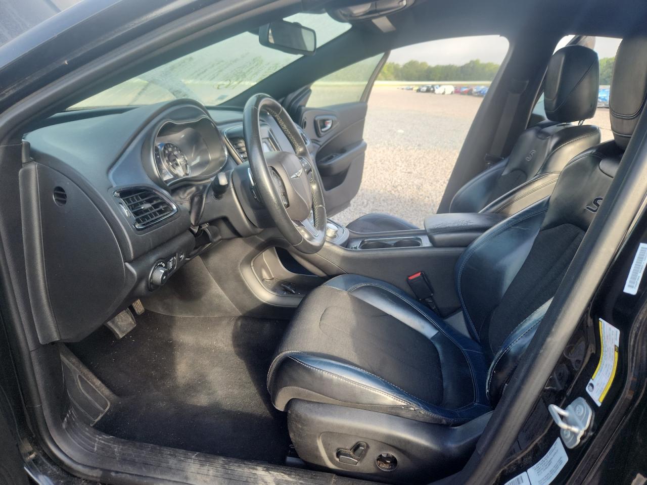 2016 Chrysler 200 S Black vin: 1C3CCCDG8GN126203