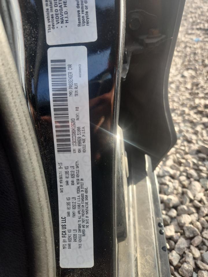 2016 Chrysler 200 S Black vin: 1C3CCCDG8GN126203