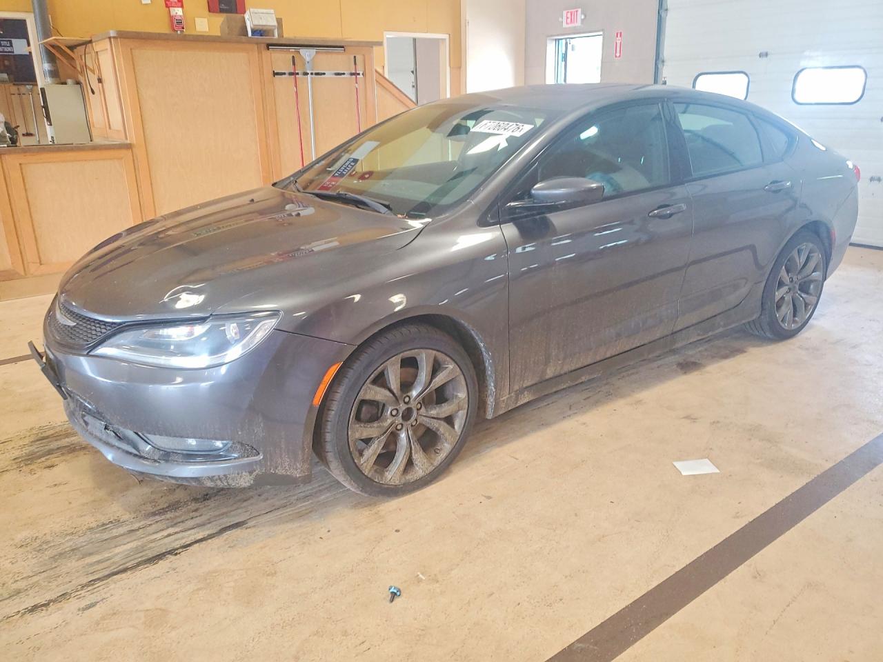 2015 Chrysler 200 S Серый vin: 1C3CCCDG9FN624246