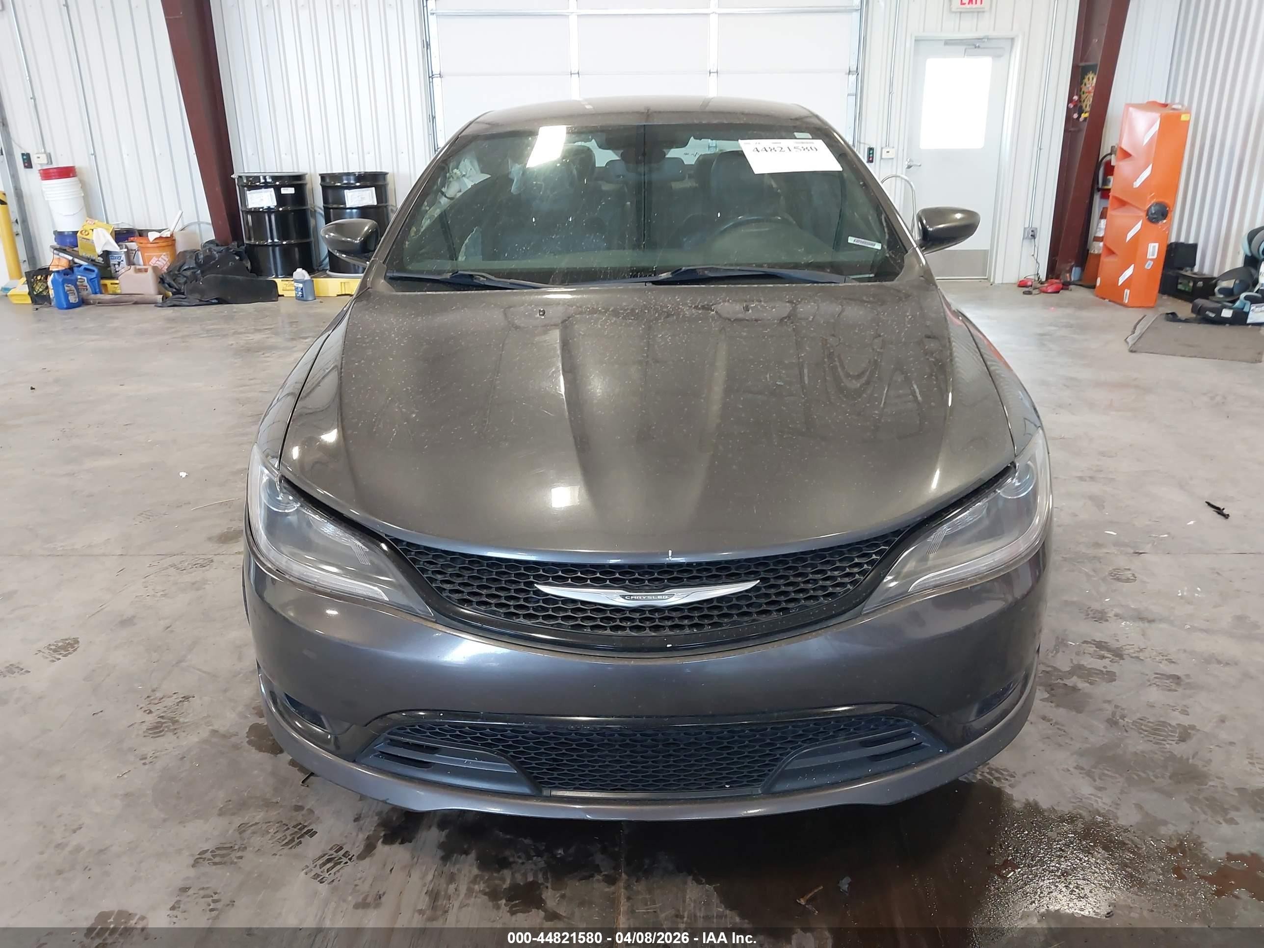 2015 Chrysler 200 S Gray vin: 1C3CCCDGXFN523149