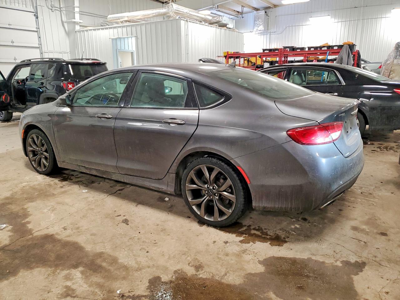2015 Chrysler 200 S Gray vin: 1C3CCCDGXFN540565