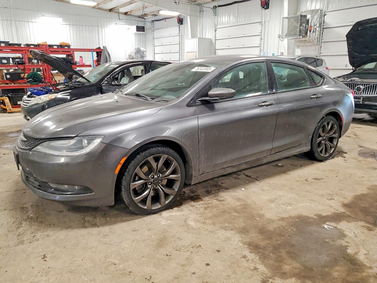 2015 Chrysler 200 S Gray vin: 1C3CCCDGXFN540565