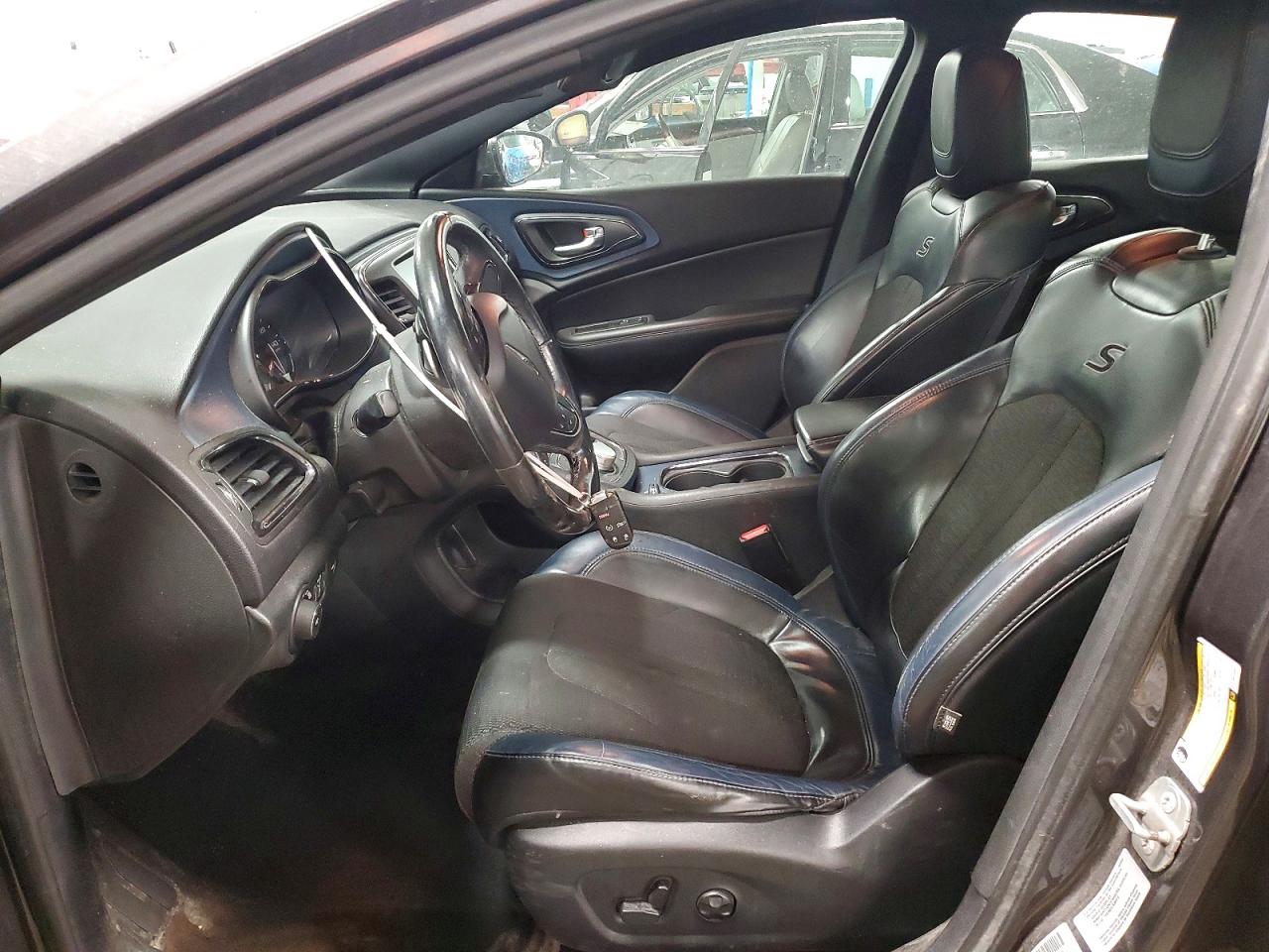 2015 Chrysler 200 S Gray vin: 1C3CCCDGXFN540565