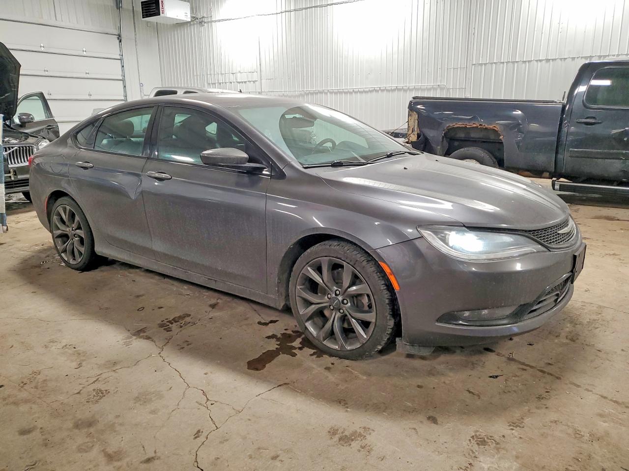 2015 Chrysler 200 S Gray vin: 1C3CCCDGXFN540565