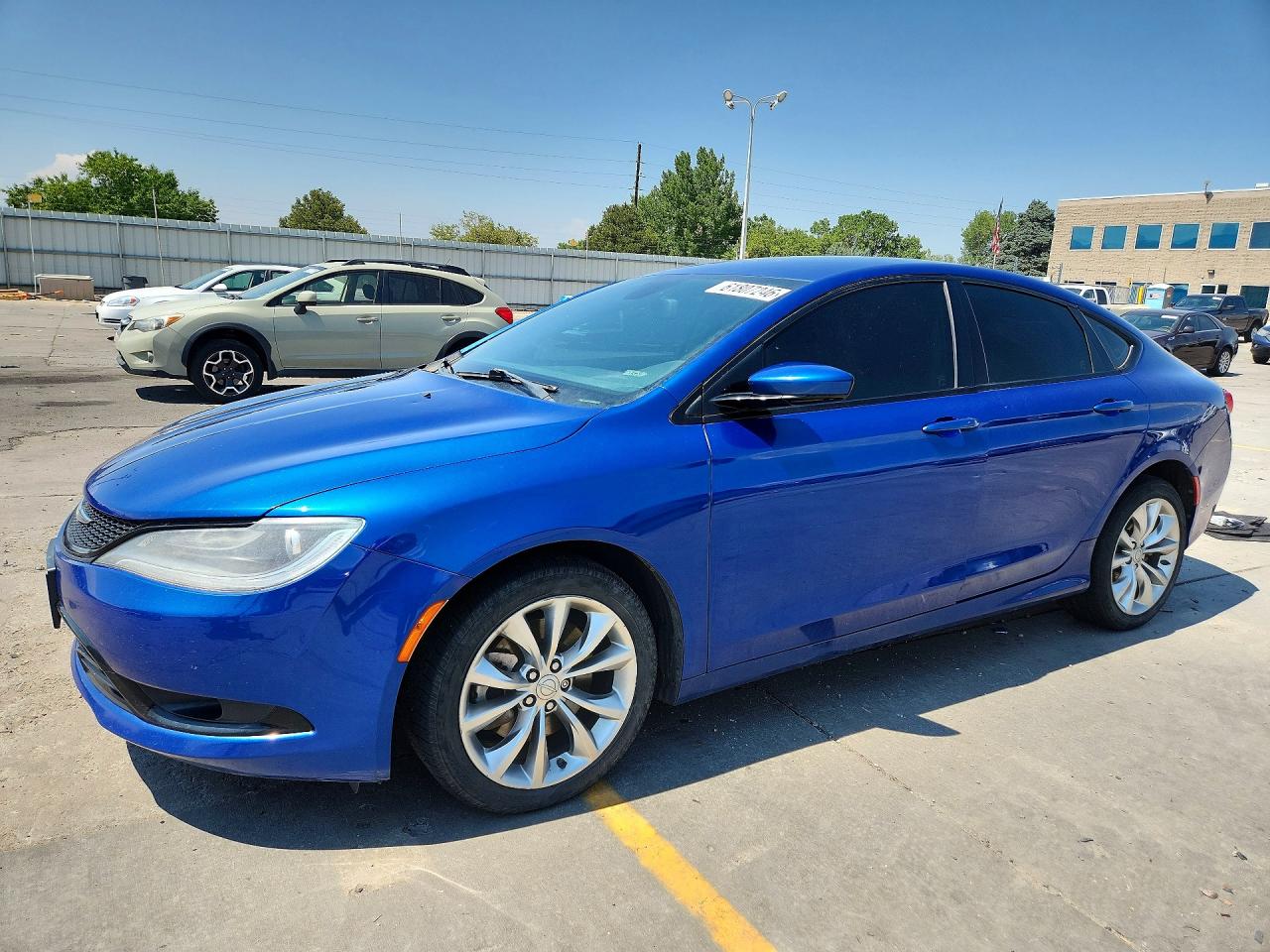 2015 Chrysler 200 S Blue vin: 1C3CCCDGXFN601560