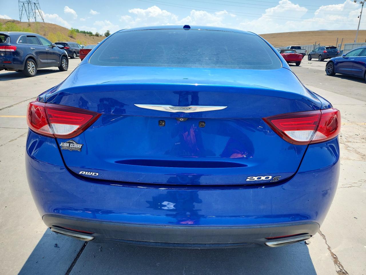 2015 Chrysler 200 S Blue vin: 1C3CCCDGXFN601560