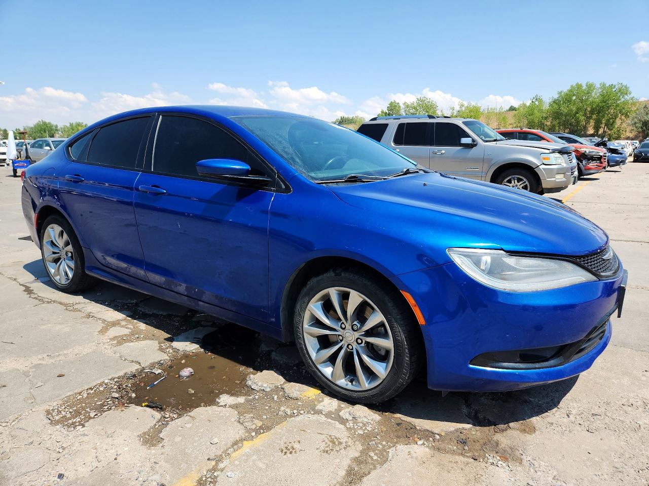 2015 Chrysler 200 S Blue vin: 1C3CCCDGXFN601560