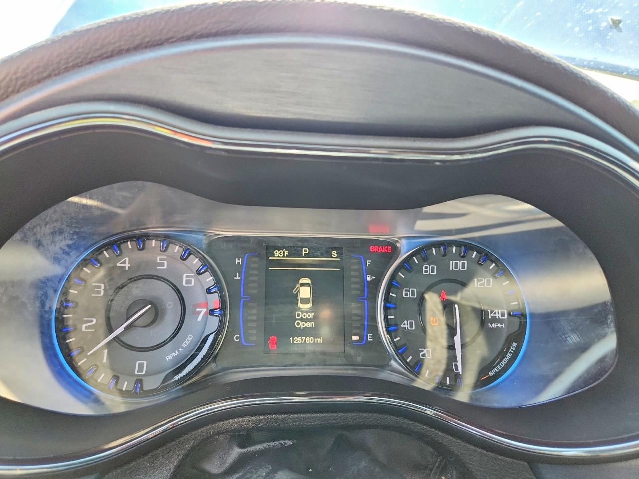 2015 Chrysler 200 S Blue vin: 1C3CCCDGXFN601560