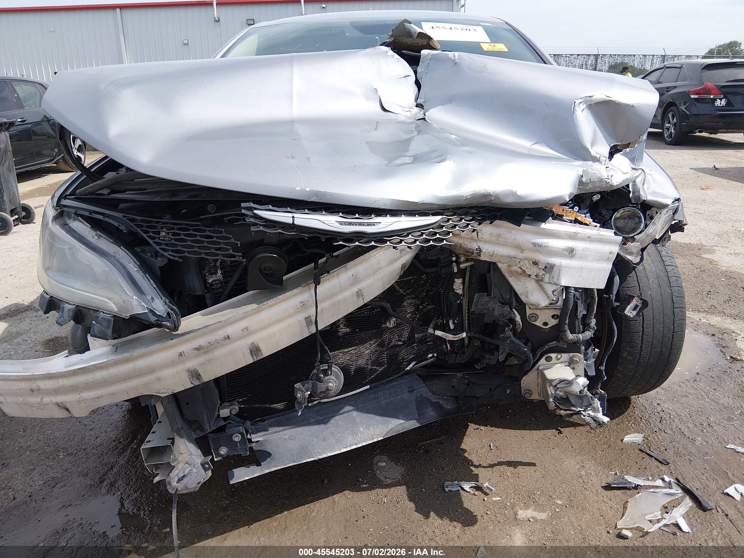 2015 Chrysler 200 C Gray vin: 1C3CCCEG1FN512474