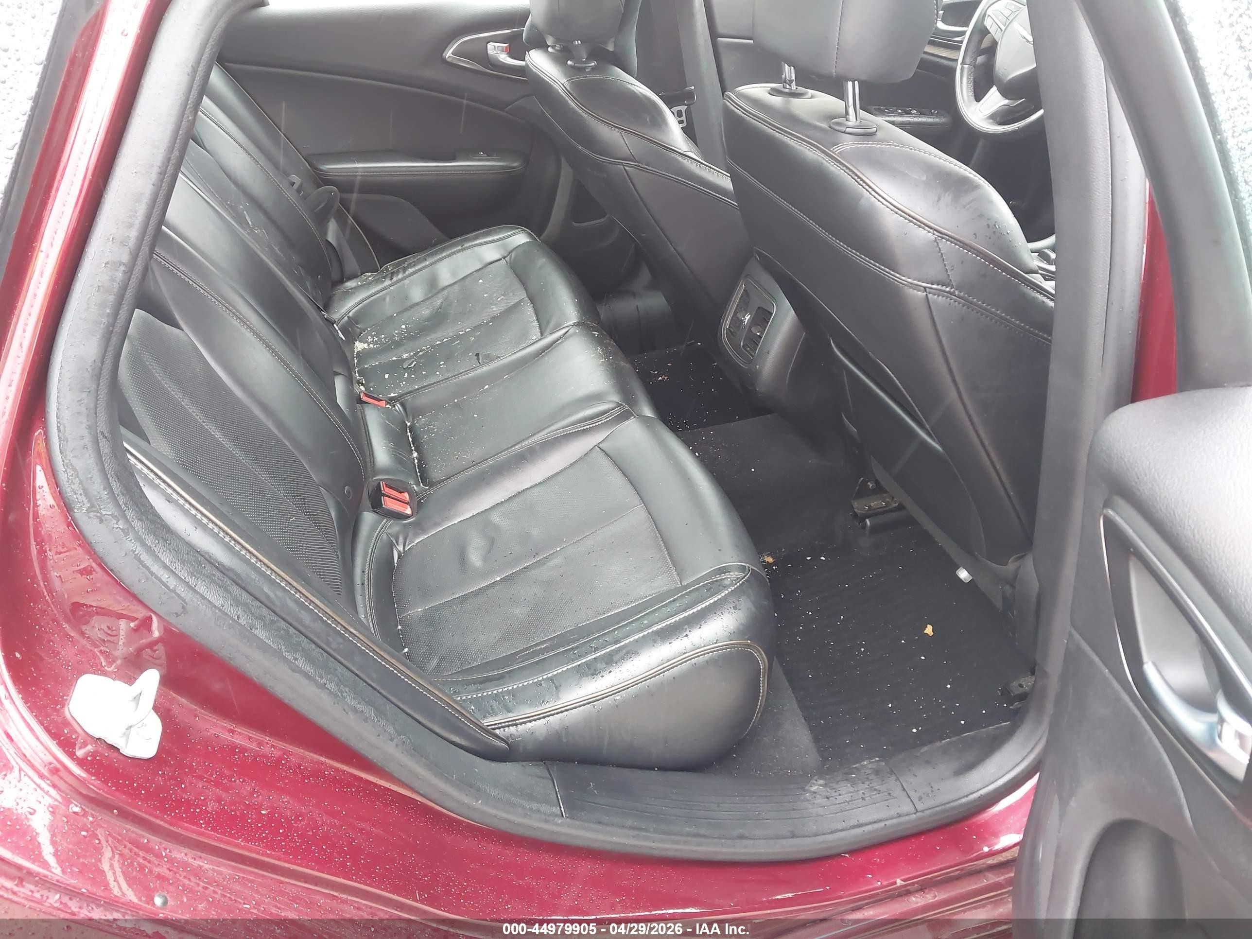 2015 Chrysler 200 C Бордовый vin: 1C3CCCEG1FN589314