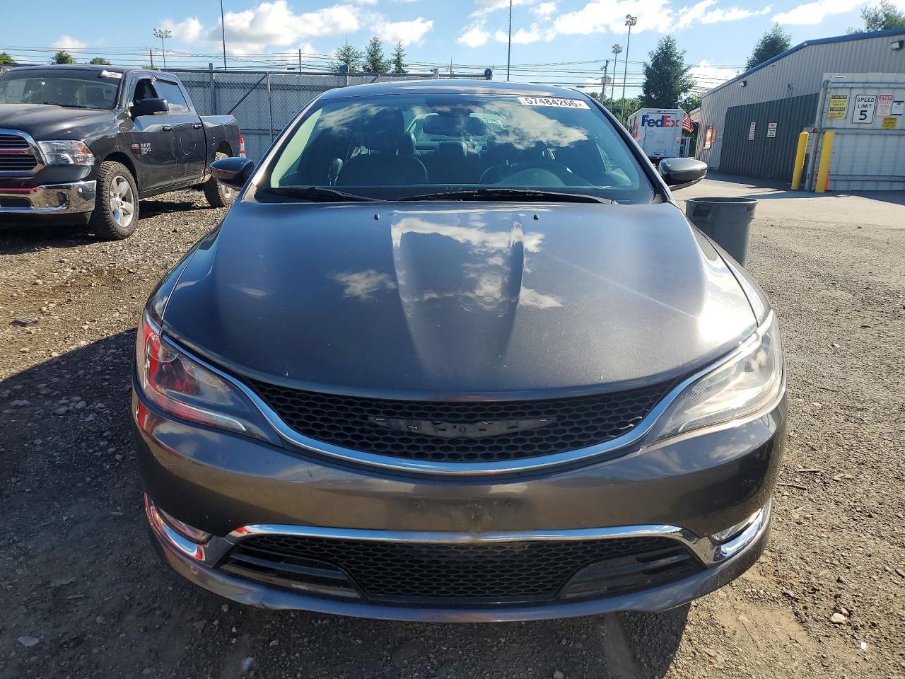 2015 Chrysler 200 C Charcoal vin: 1C3CCCEG2FN512385