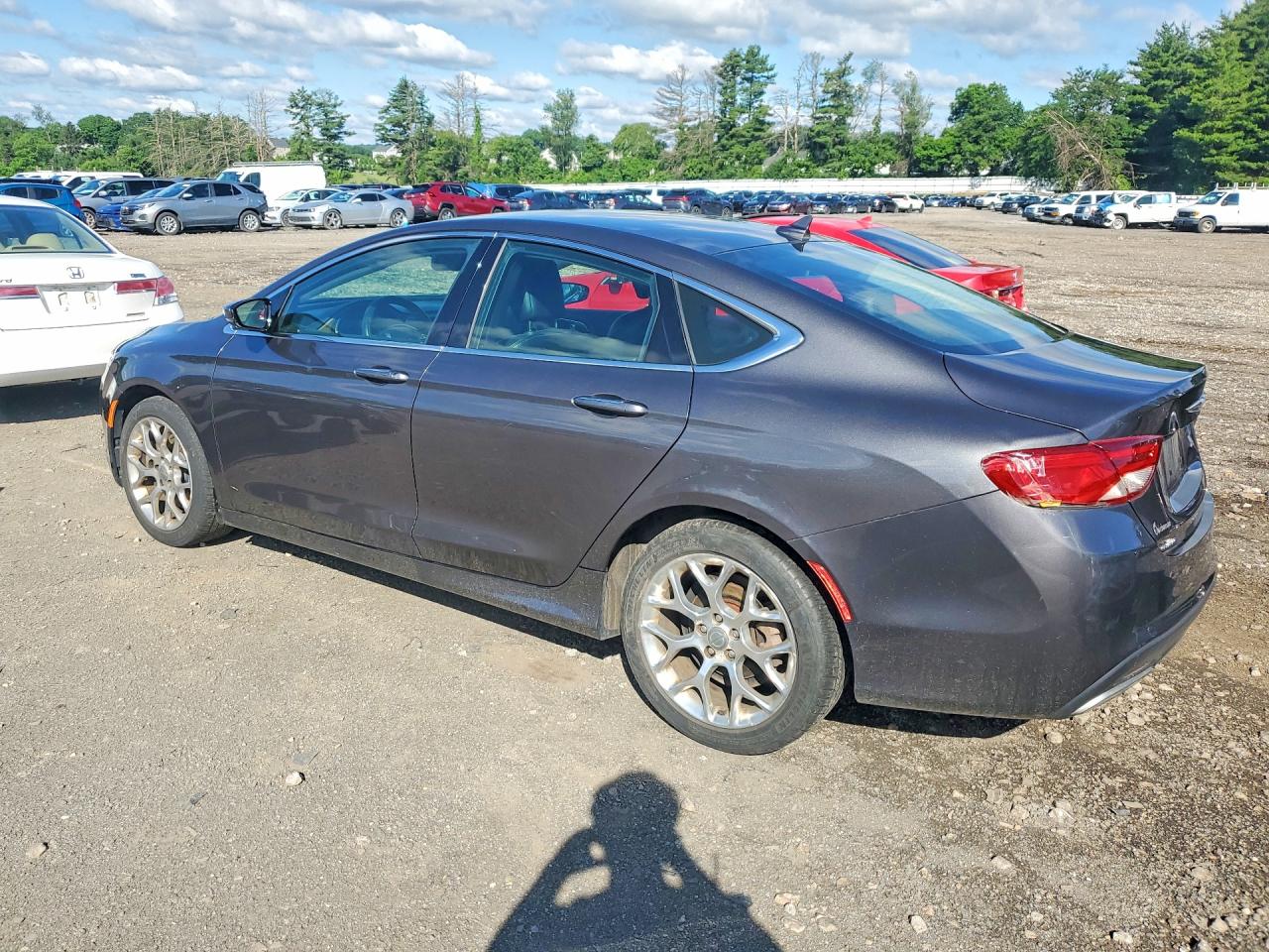 2015 Chrysler 200 C Charcoal vin: 1C3CCCEG2FN512385