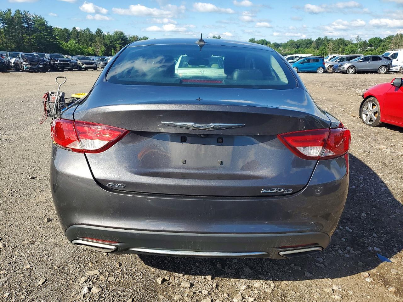 2015 Chrysler 200 C Charcoal vin: 1C3CCCEG2FN512385