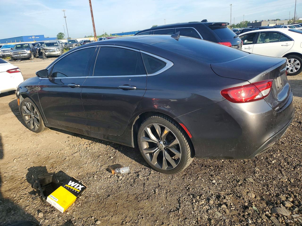 2015 Chrysler 200 C Серый vin: 1C3CCCEG2FN544043