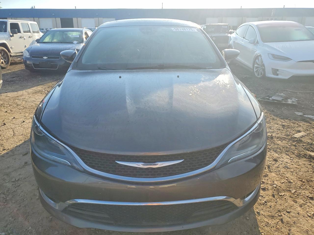 2015 Chrysler 200 C Серый vin: 1C3CCCEG2FN544043