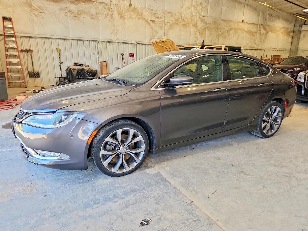 2015 Chrysler 200 C Gray vin: 1C3CCCEG2FN593176