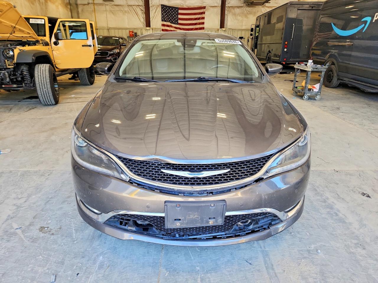 2015 Chrysler 200 C Gray vin: 1C3CCCEG2FN593176