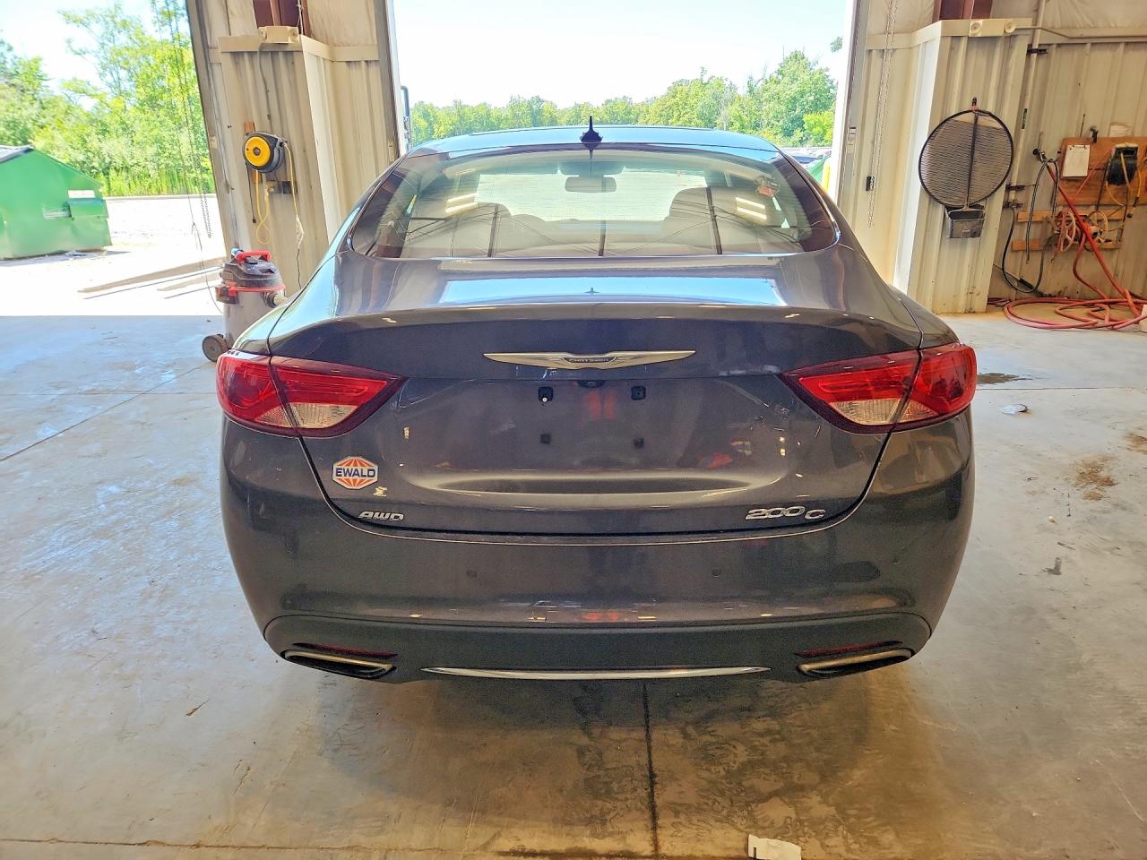 2015 Chrysler 200 C Gray vin: 1C3CCCEG2FN593176