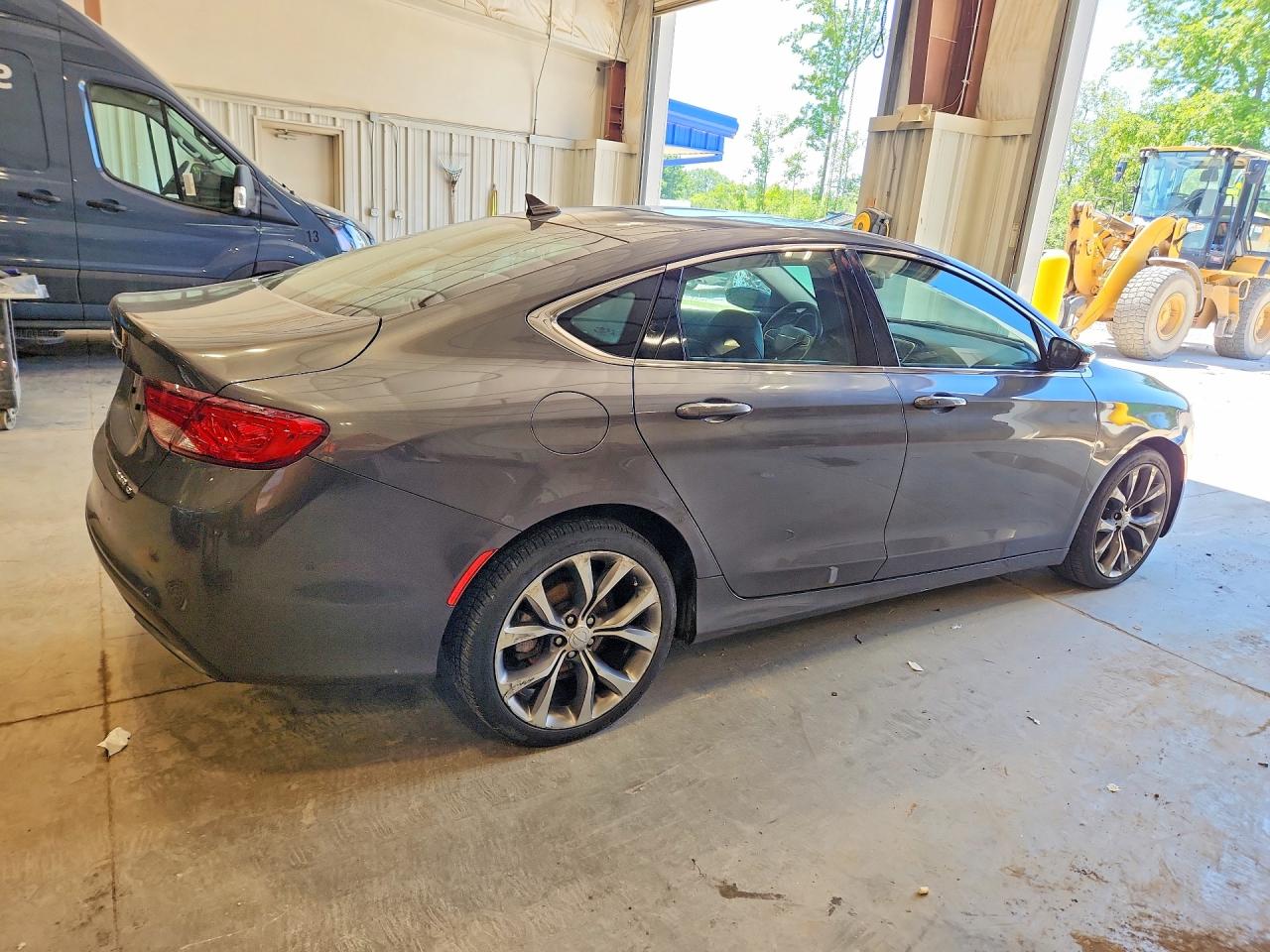 2015 Chrysler 200 C Gray vin: 1C3CCCEG2FN593176